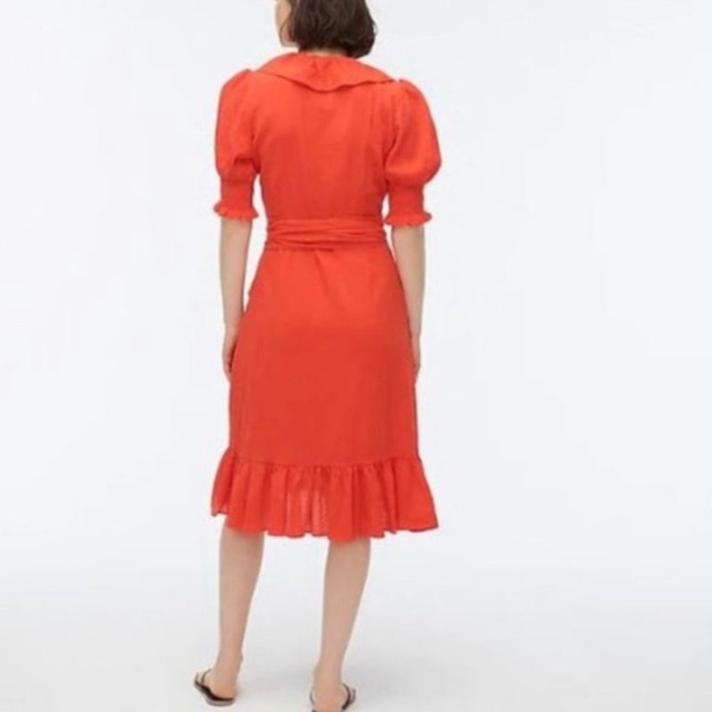 J.Crew Ruffle Wrap Dress - Picture 12 of 13